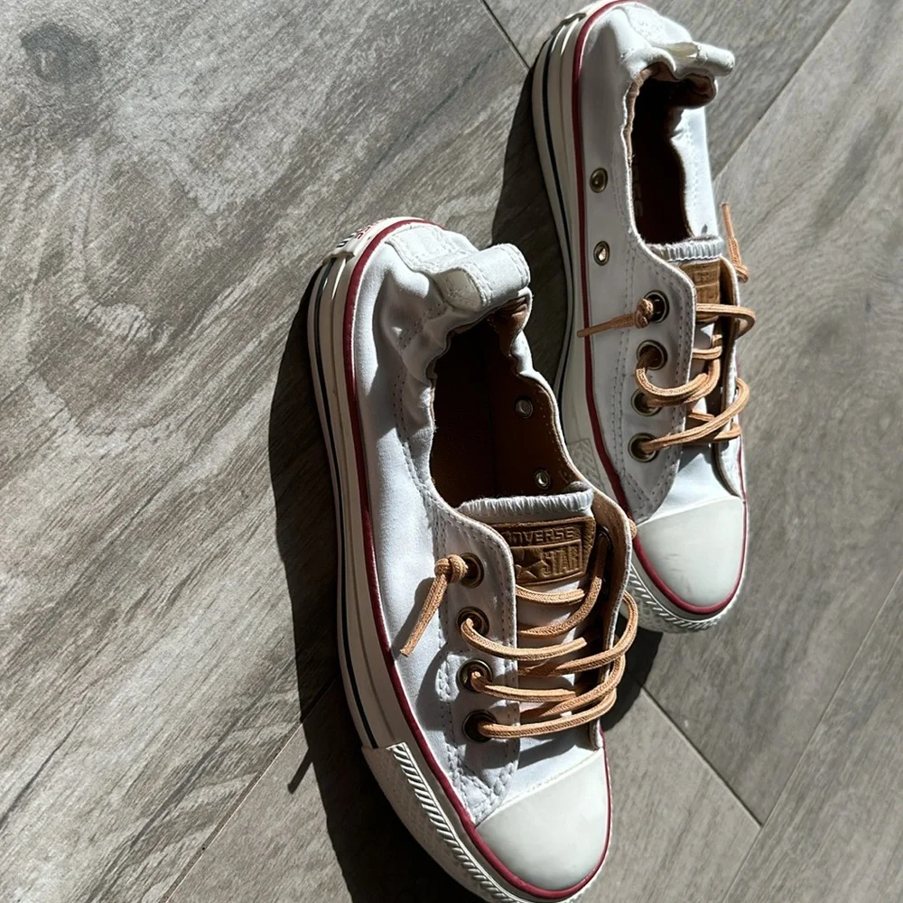 Converse Chuck Taylor All Star Shoreline Slip shoes - biscuit with tan laces - Picture 12 of 12
